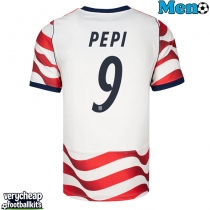 United States Ricardo Pepi #9 Replica Home Shirt World Cup 2026 Short Sleeve
